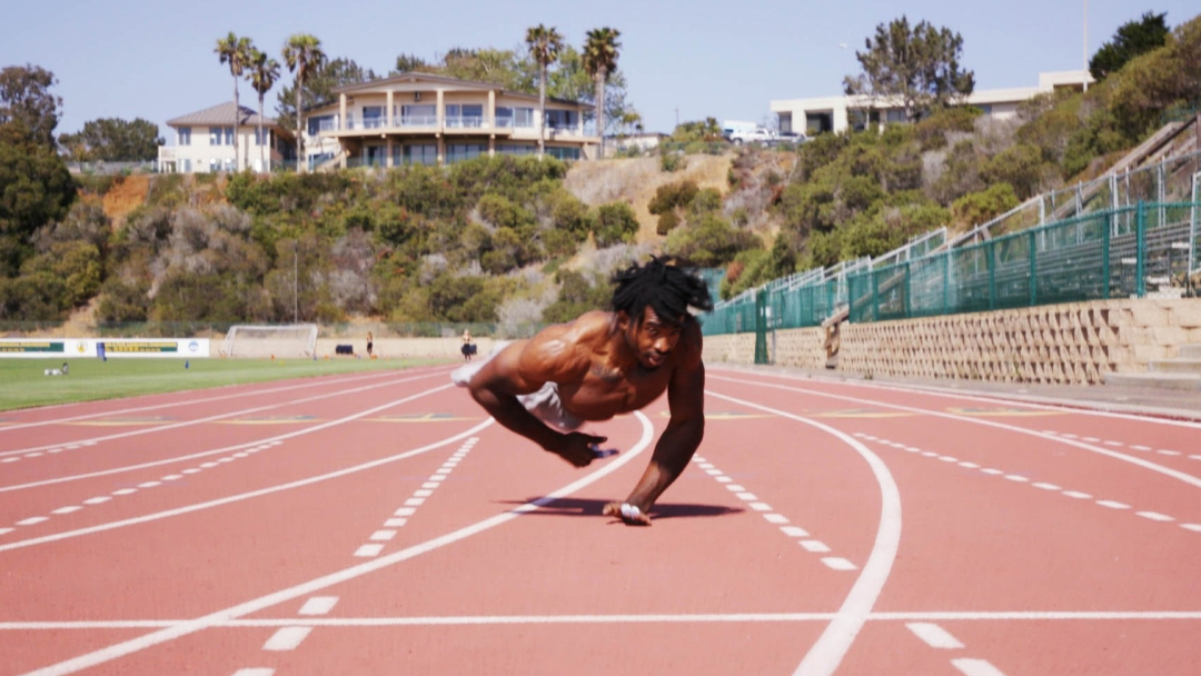 Differently Abled athlete Zion Clark earns Guinness World Record for fastest 20m walk on hands