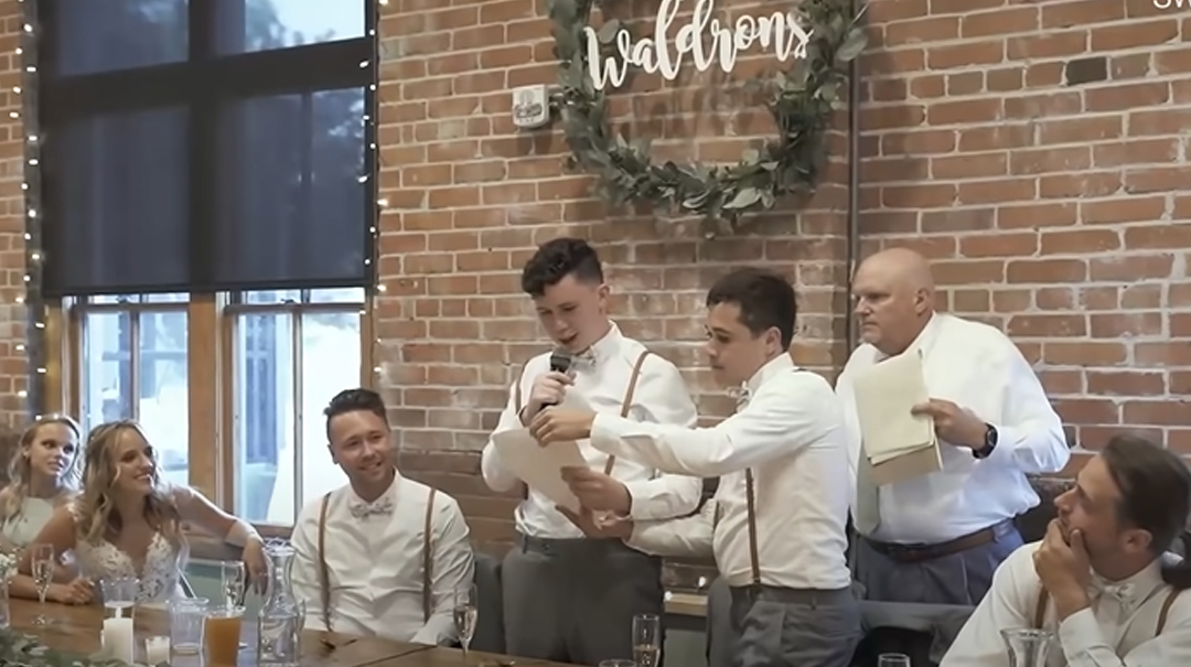 Groom’s Autistic Brother leaves 170 wedding guest in happy tears. “Best Man Speech Ever”