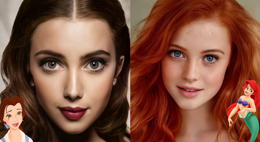 Digital Artist Uses A.I. to Recreate Cartoon Characters into Real Life People